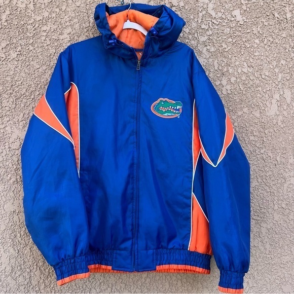 Florida Gators UF Puffer Jacket Men’s Size XL Zip Gorpcore Outerwear Orange Blue
